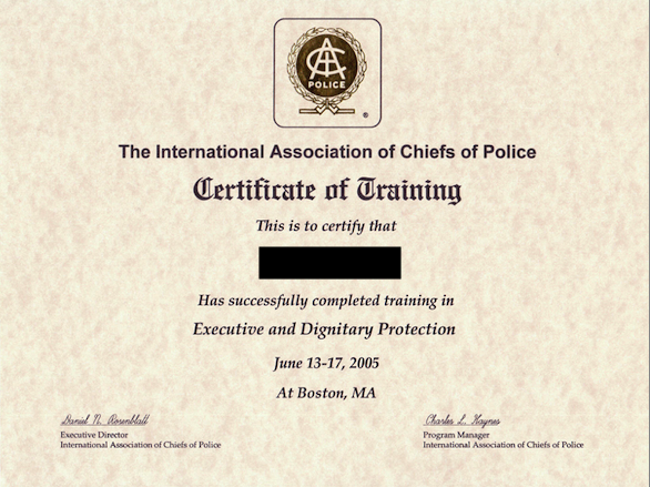 IACP - Executive and Dignitary Protection